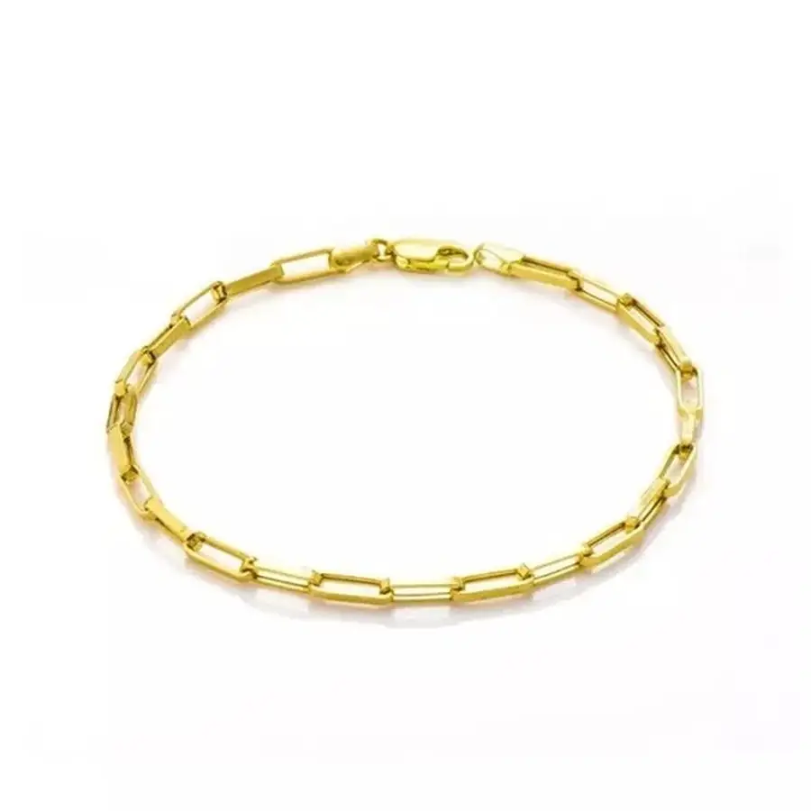 Pulseira de Ouro 18k Cartier Ovalada de 4,0mm - Imagem 2