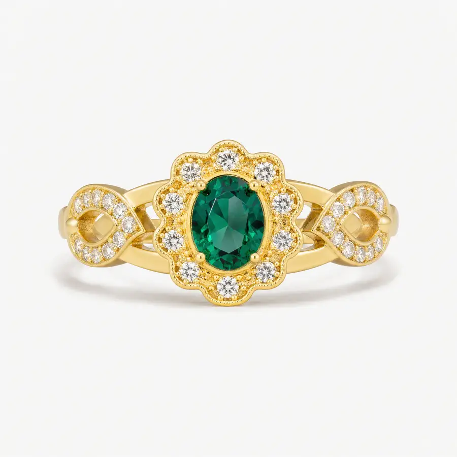 Anel de Ouro 18k Royale com Zircônia - Imagem 4