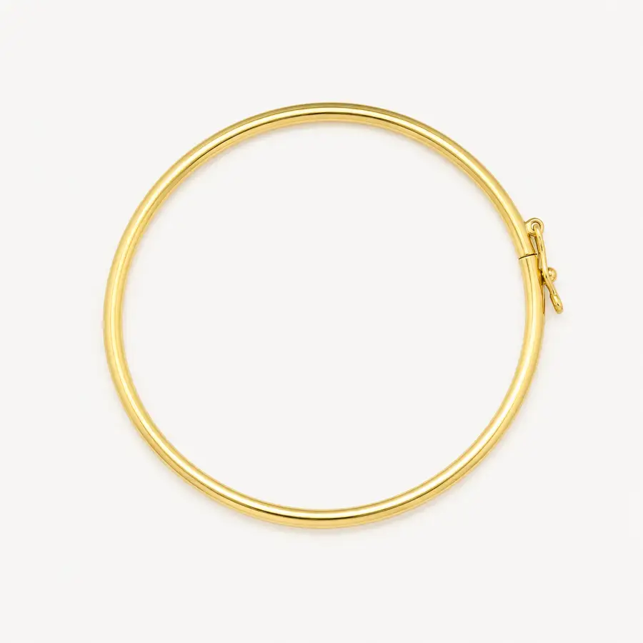 Bracelete de Ouro 18k Algema de 2,8mm com 6,7cm